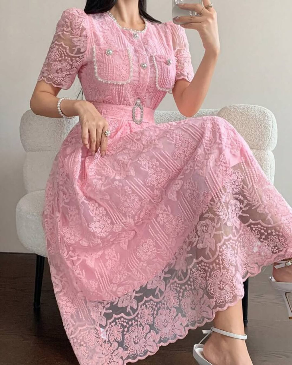 ROBE DE PERLES