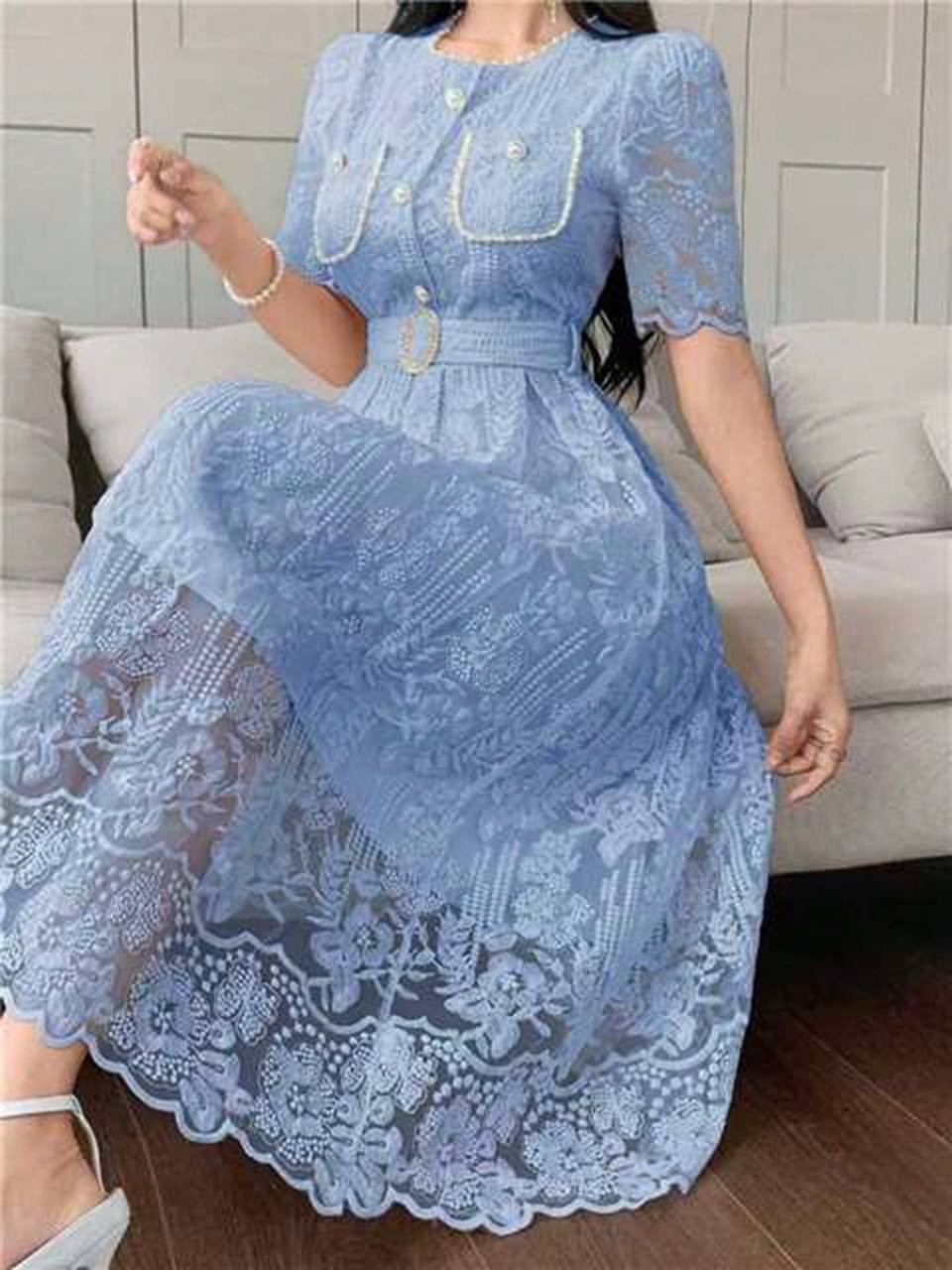 ROBE DE PERLES